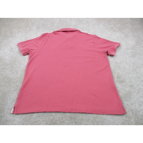 Patagonia Belwe Pique Polo Shirt Men Extra Large XL Pink Organic Cotton Golf - Picture 7 of 11